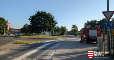 39. Einsatz: „H1 – Öl (Ölspur)“