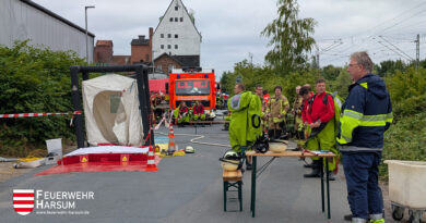 46. Einsatz: „H3 X – Gefahrstoffeinsatz groß“