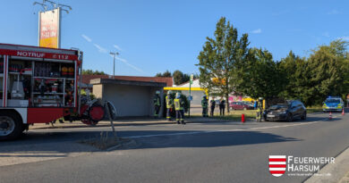 55. Einsatz: „B1 – PKW Brand (brennt PKW)“